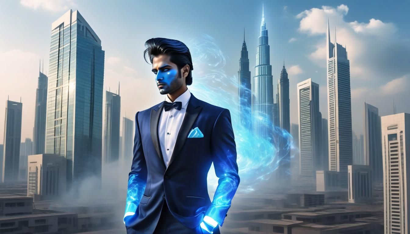 Manhood Transformation: Blue Aura Businessman