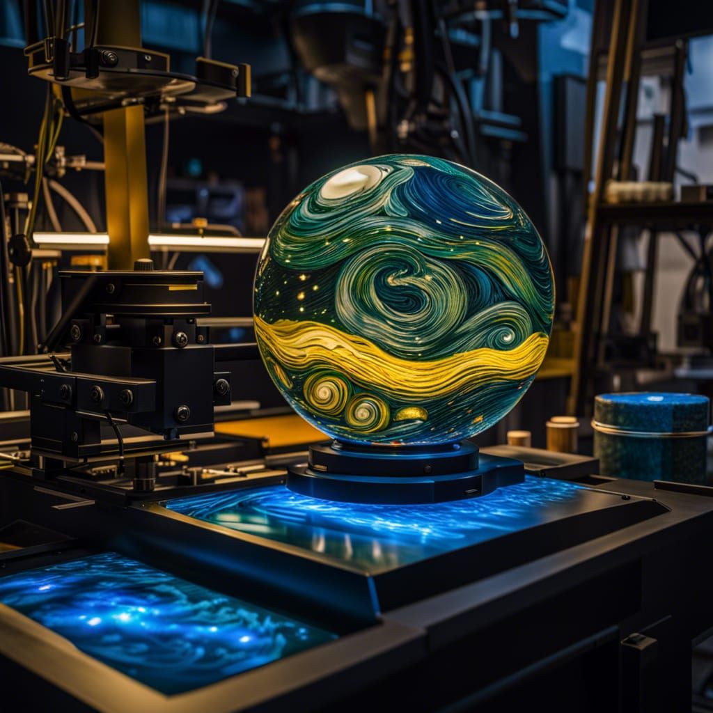 Van Gogh's Studio: 3D Printing Starry Night Orb
