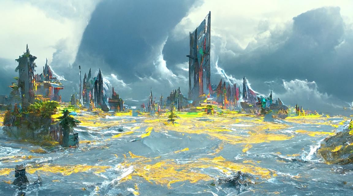 Realm of Perpetual Storms in 8k Resolution