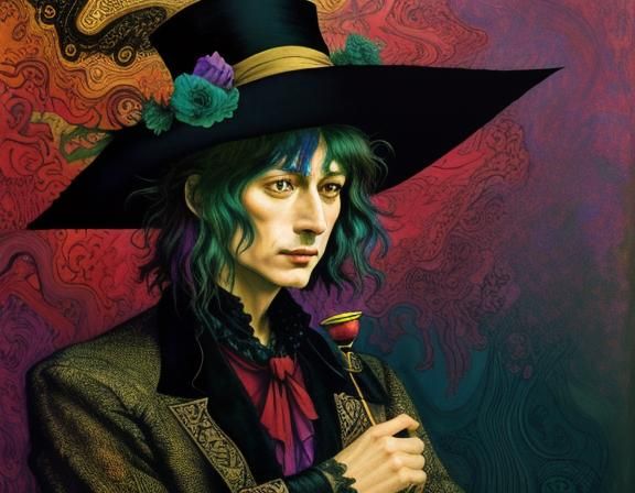 Psychedelic Cubist Expressionist Oil Painting in 8K