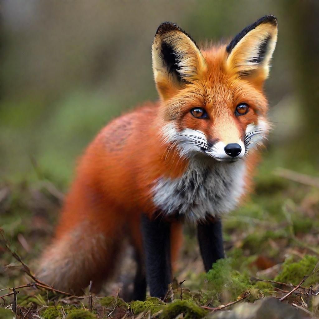 AI Generated Image of a Fox