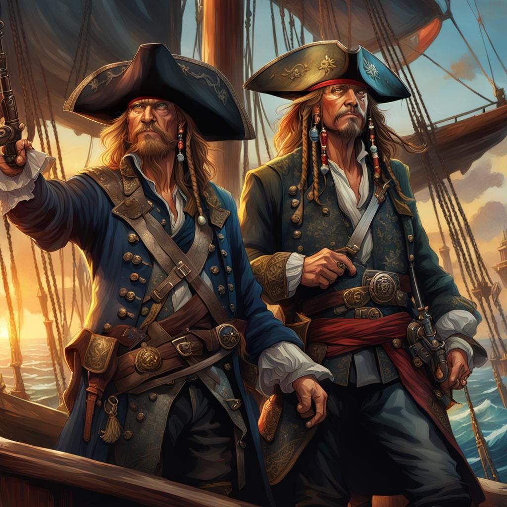Barbossa n Jack