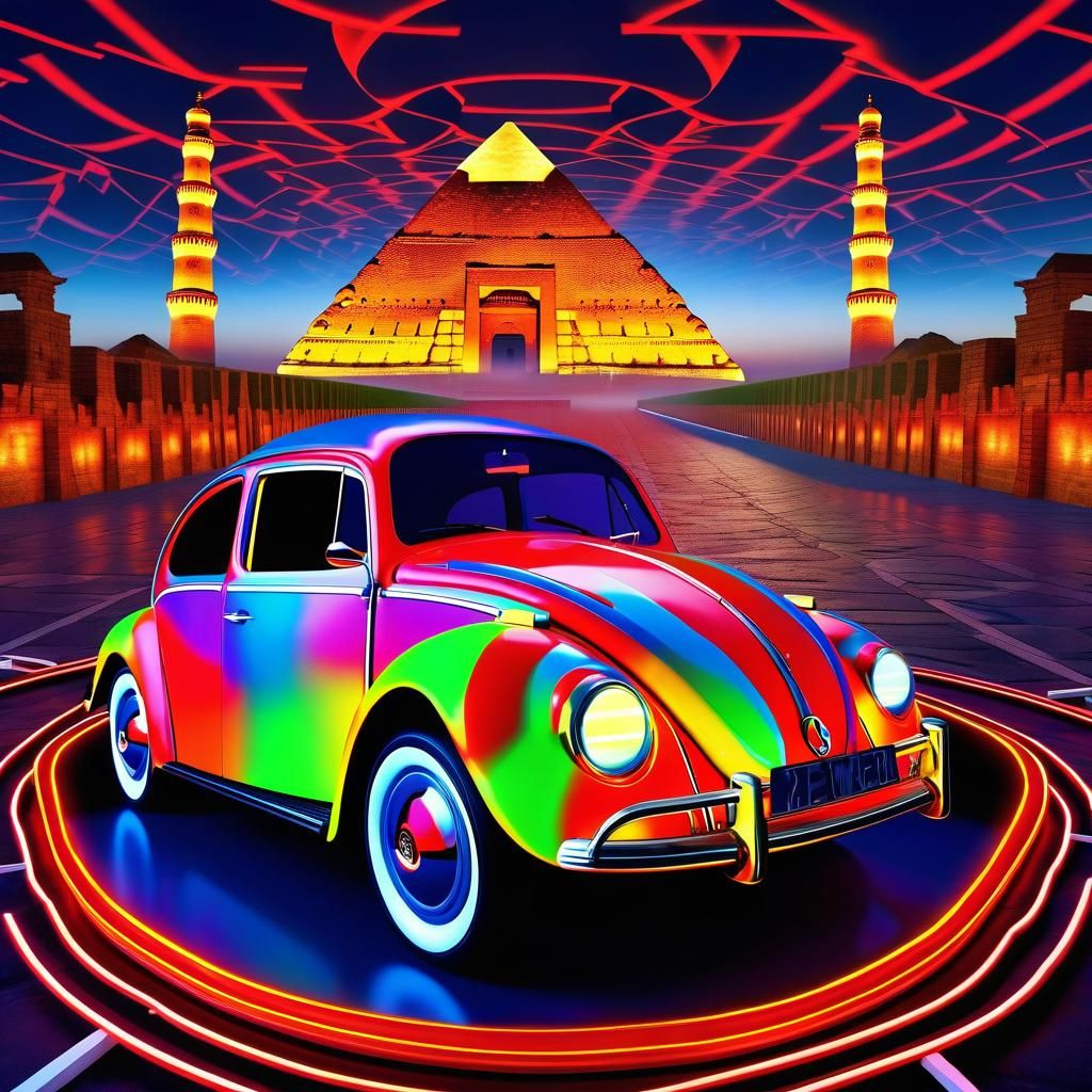Surreal Herby Volkswagen Journey Through History