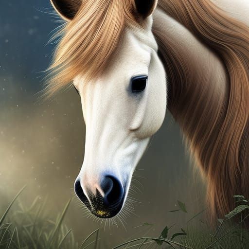 Elaborate Horse Portrait in Photorealistic Style