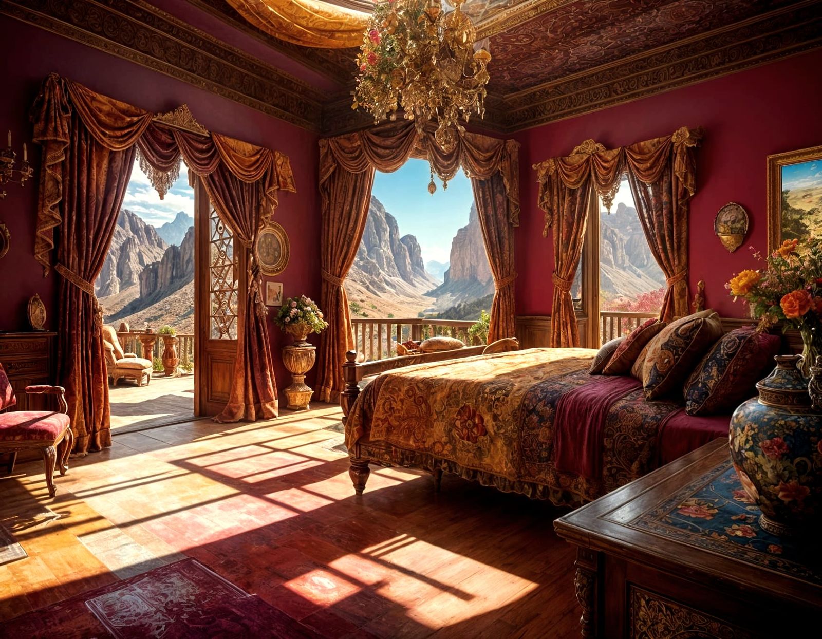 Colorful Detailed Composition in High Resolution