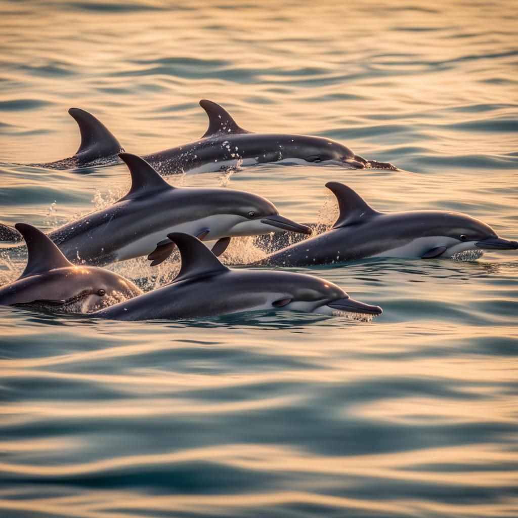 Dolphins in Elliott Bay, Seattle: Professional Photography