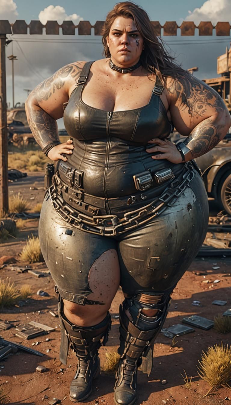 Post-Apocalyptic Roadside Scene in Hyperrealistic 6K