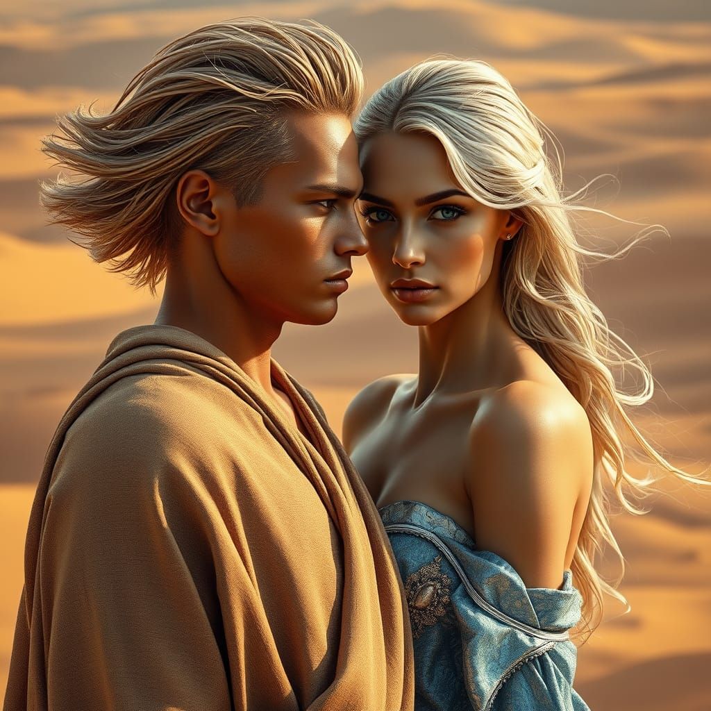 Desert and Water Personification in Hyper-Realistic Concept ...