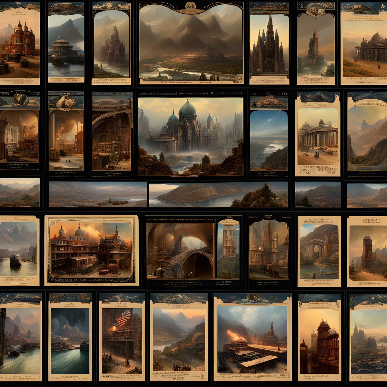 Tobacco Cards –  1908 – Exotic Locales