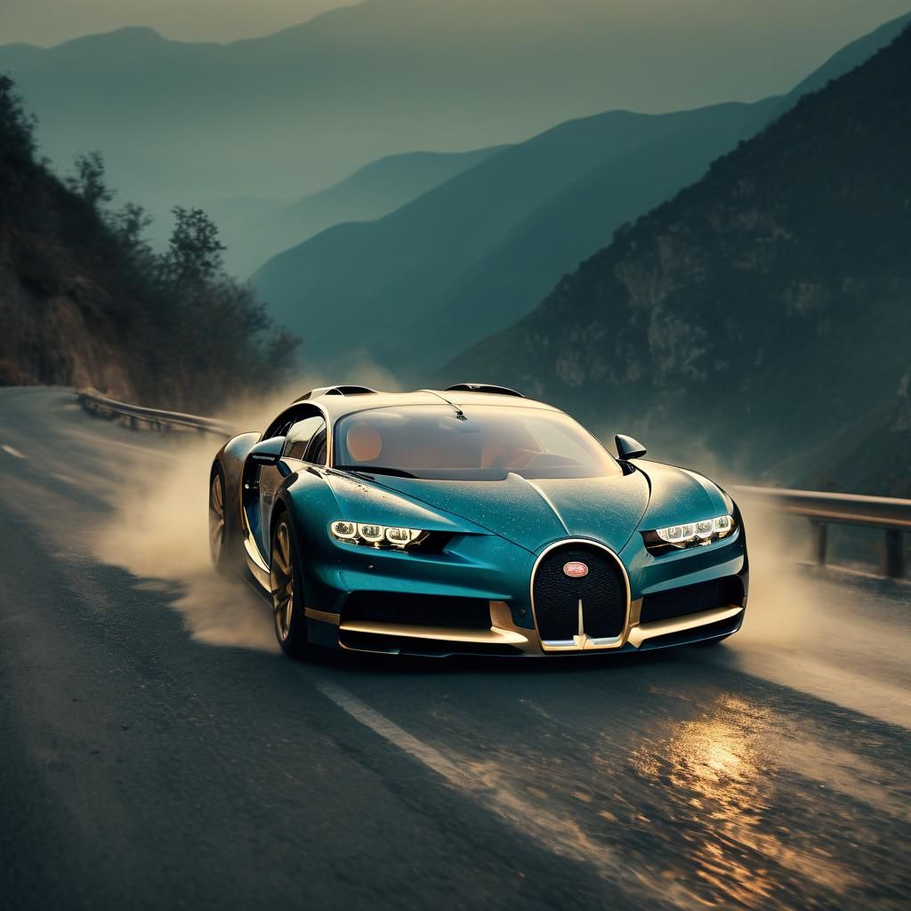 Bugatti Chiron crazy ride