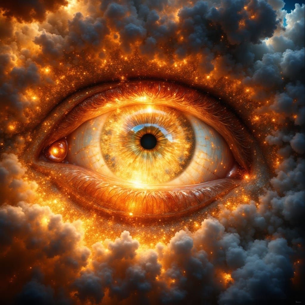 Fires in the heaven of the eyes I knew.