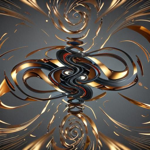 Abstract Twisting Shapes in Photorealistic 3D