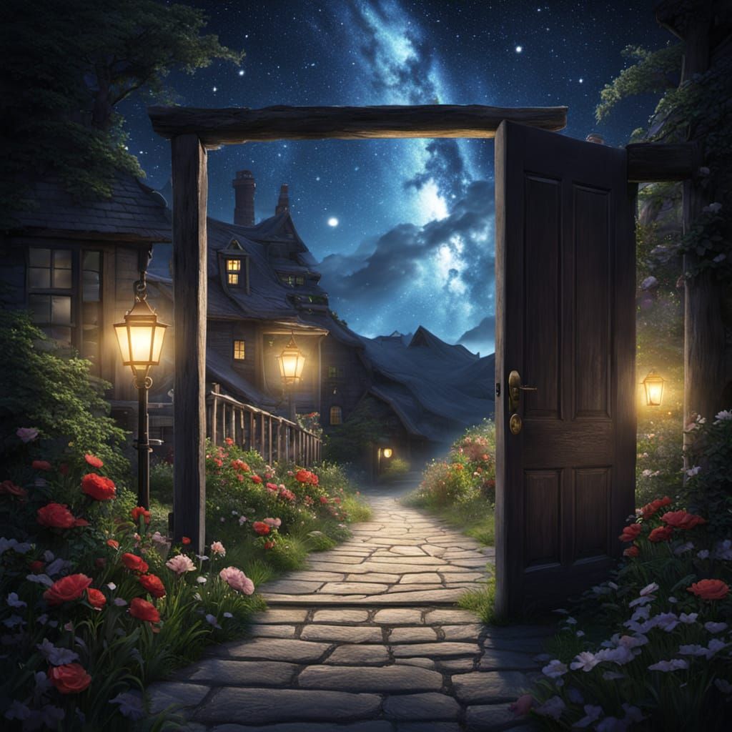 Surreal Dreamscape: Reaching for the Stars