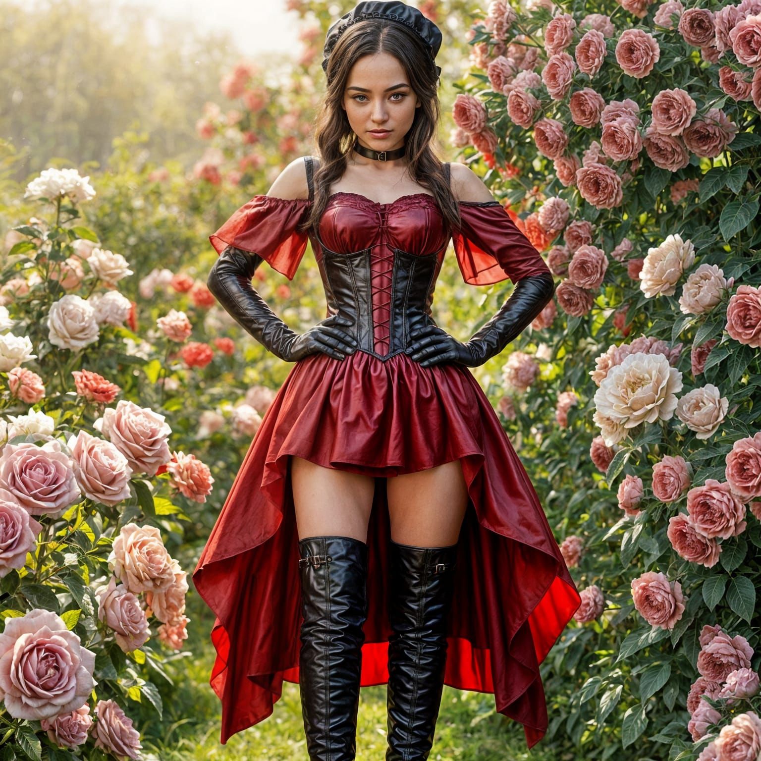 AI Generated Image of Thigh High Boots