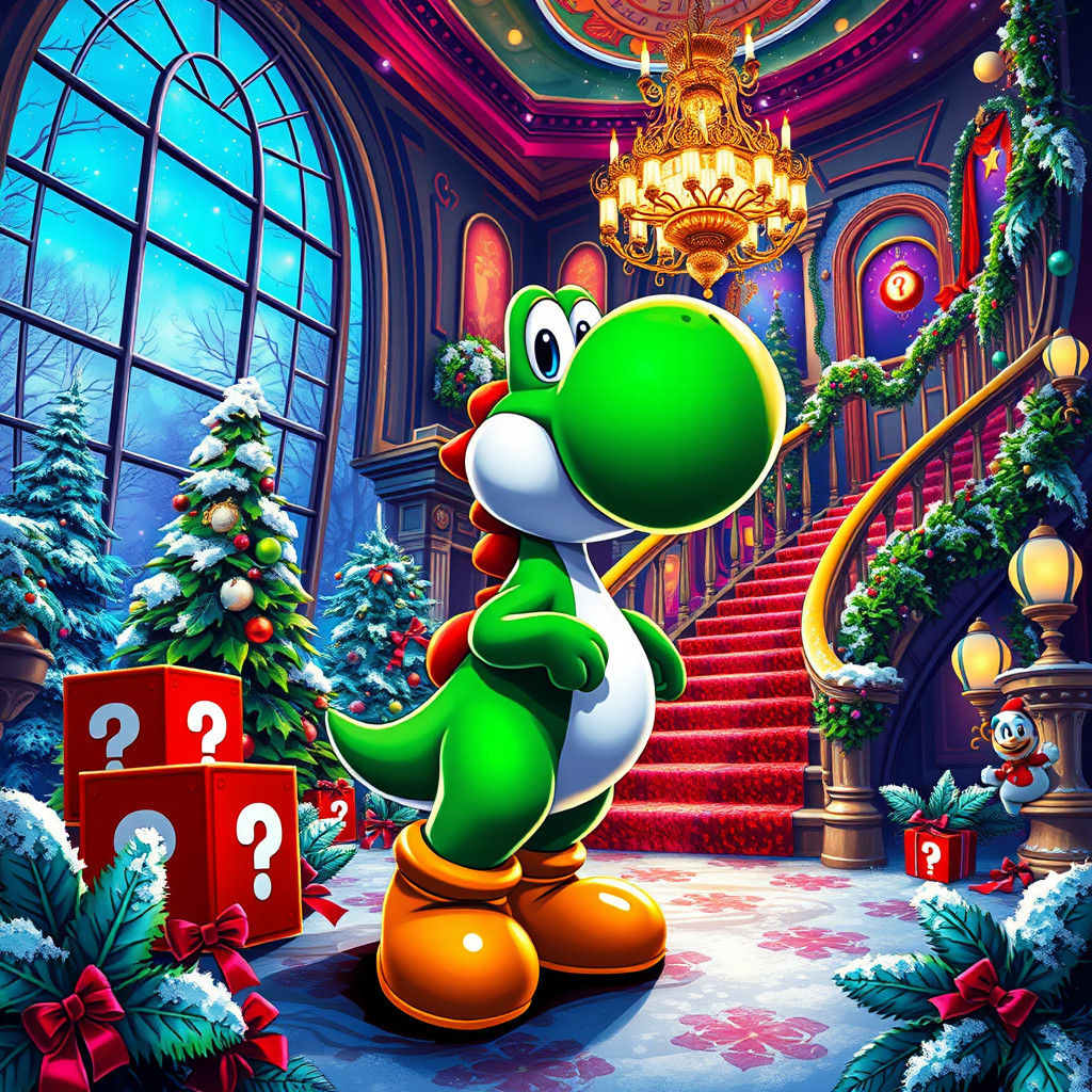 Yoshi's Christmas Mansion: Graffiti, Splash, and Street Art ...