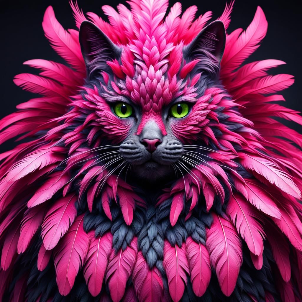 Breathtaking Avant Garde Feline Fashion Icon