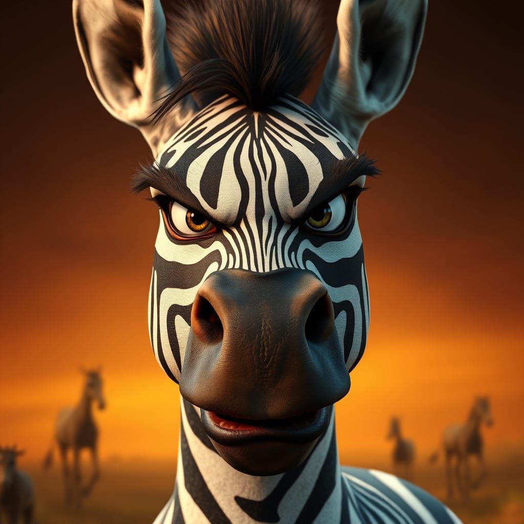 Mischievous zebra #02