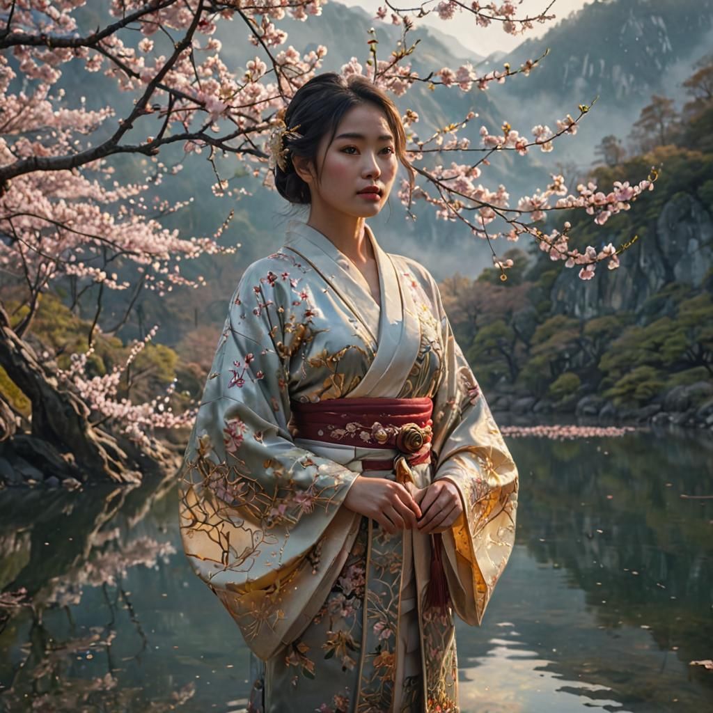 Beautiful Asian girl named "Harmonic Halo"