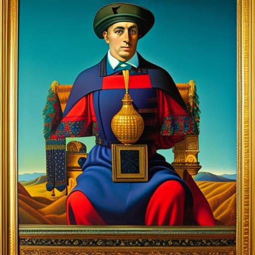 Surrealist Romani Wagon in Photorealistic Style