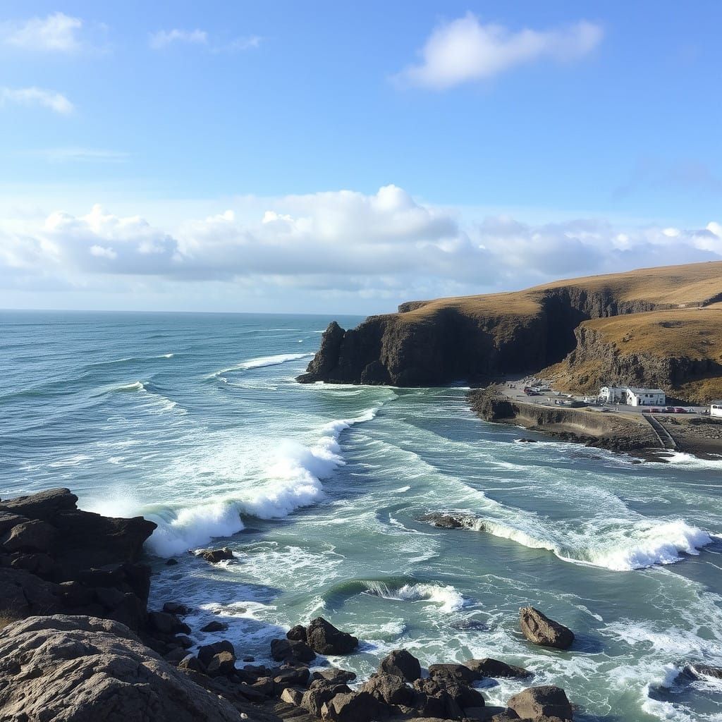 River's Journey to the Ocean's Edge