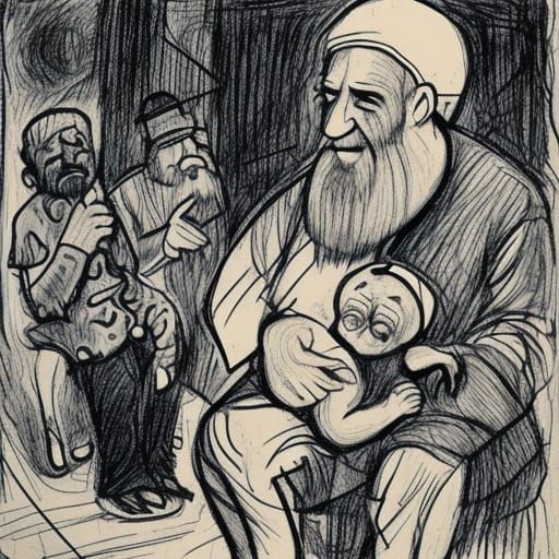Storytelling: An Orthodox Jewish Man and Baby