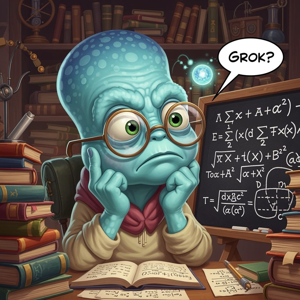 Grok The Alien Struggles With Math Equations