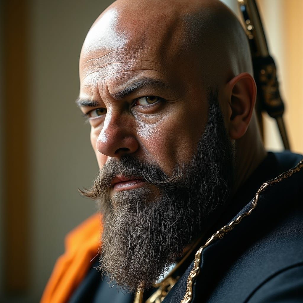 Extravagant Religious Leader Portrait: Nehemiah Scudder