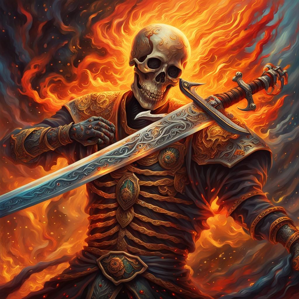 Cursed Sword Transforms Victim: Hyperrealistic Dark Fantasy ...