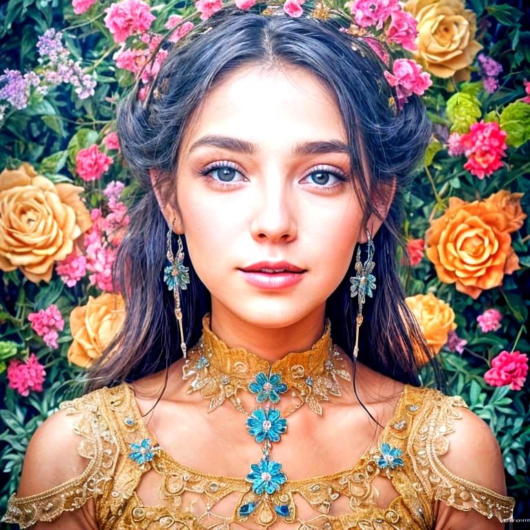 Love Embodied by a Woman's Face