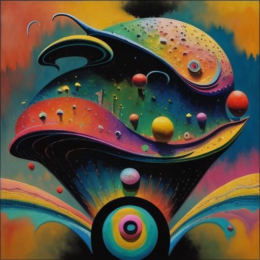 A magical image by Miró and Paul Klee