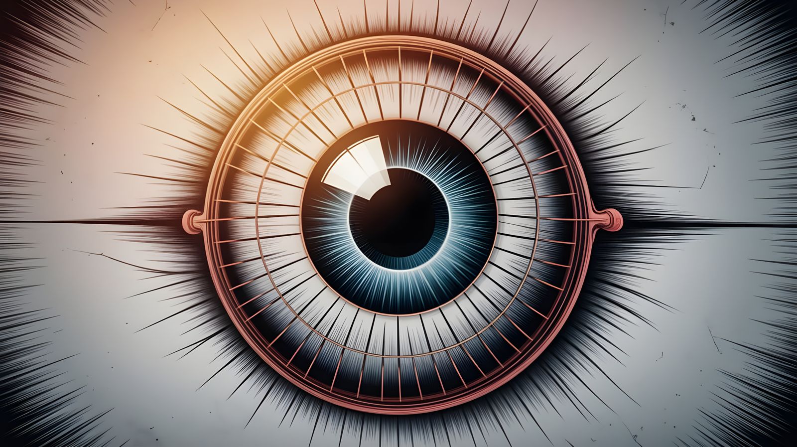 Anatomical Eye Illustration in Ultra-Detailed Style