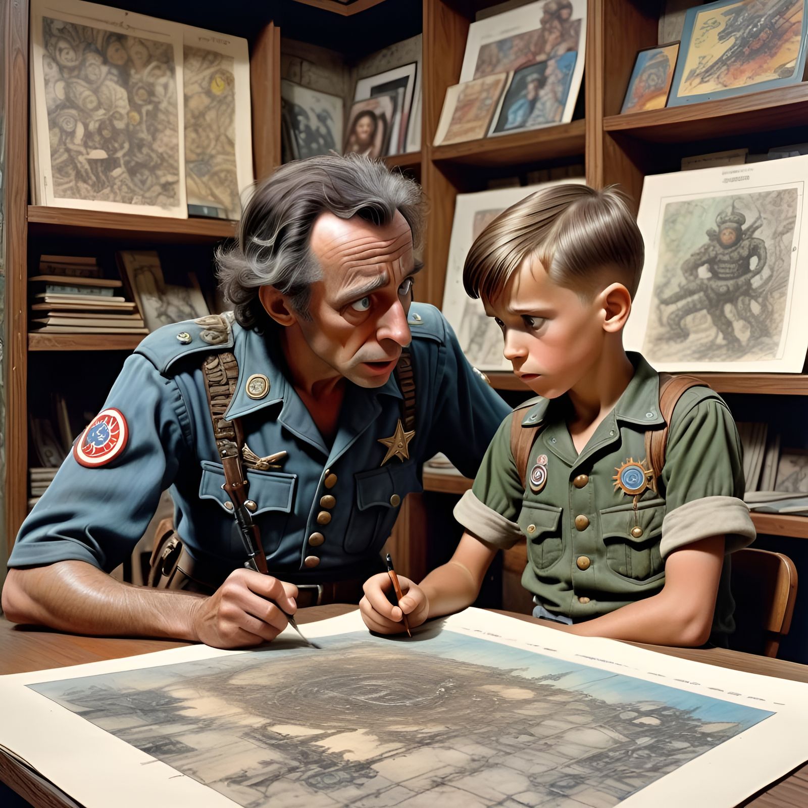 "Son, war is not a solution to any problem."