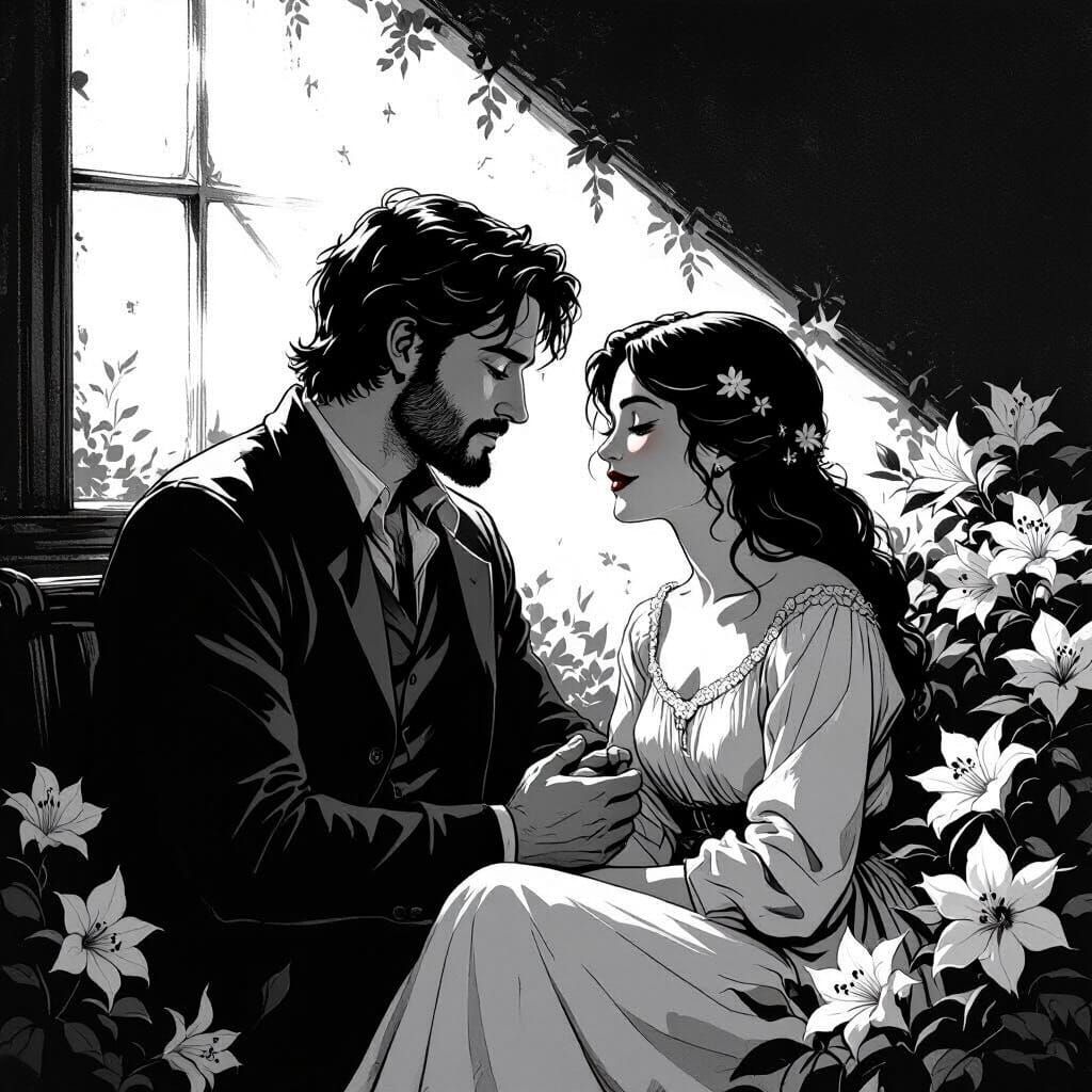 Sentimental Declaration of Love in Mignola Style