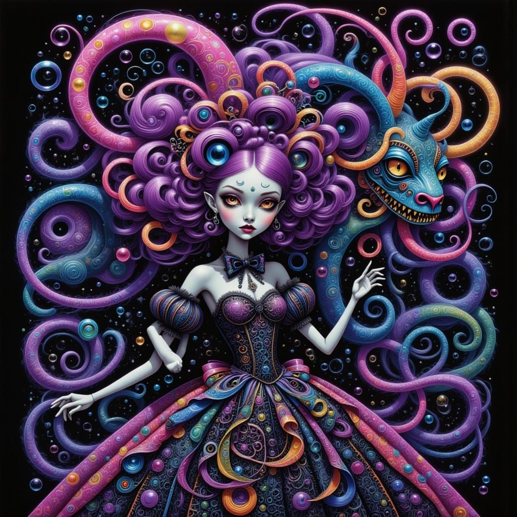 Whimsical voodoo princess
