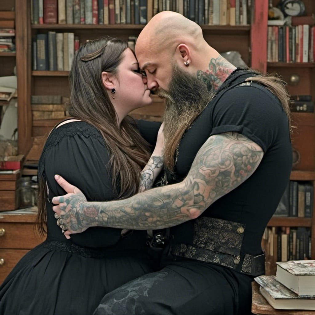 Romantic Fantasy Encounter in Vibrant Colors