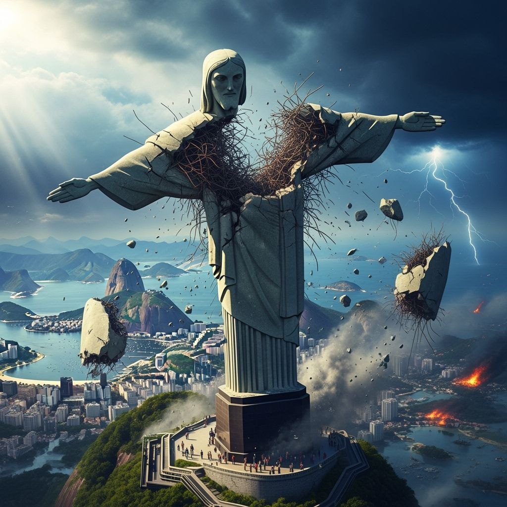 Christ the Redeemer Statue Collapses in Post-Apocalyptic Rio
