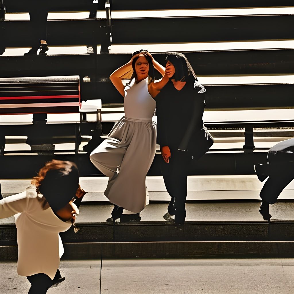 Noir Pursuit: Urban Escape in Stark Contrast