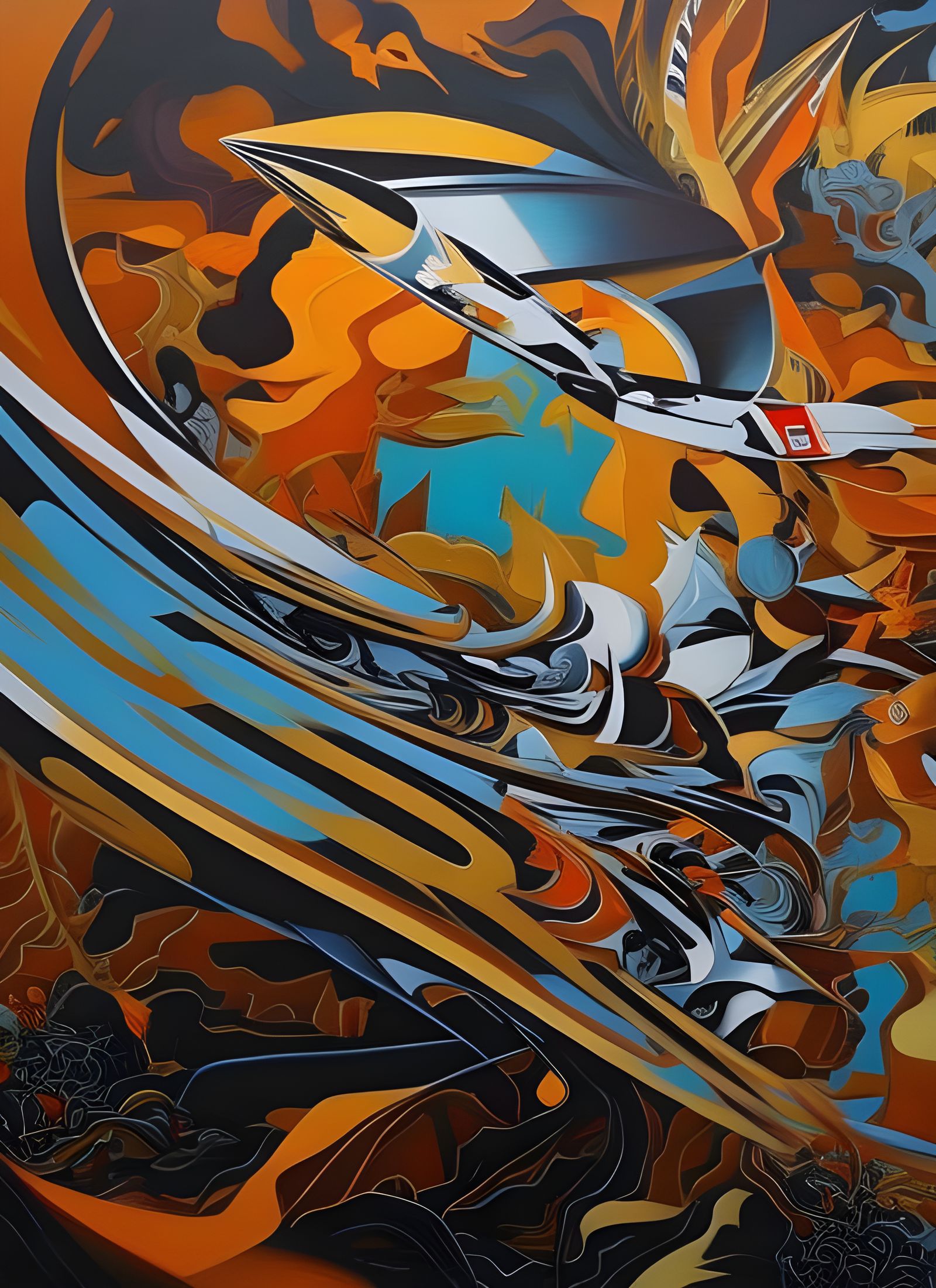 Striking Hyperreal Painting of Chaos Reign