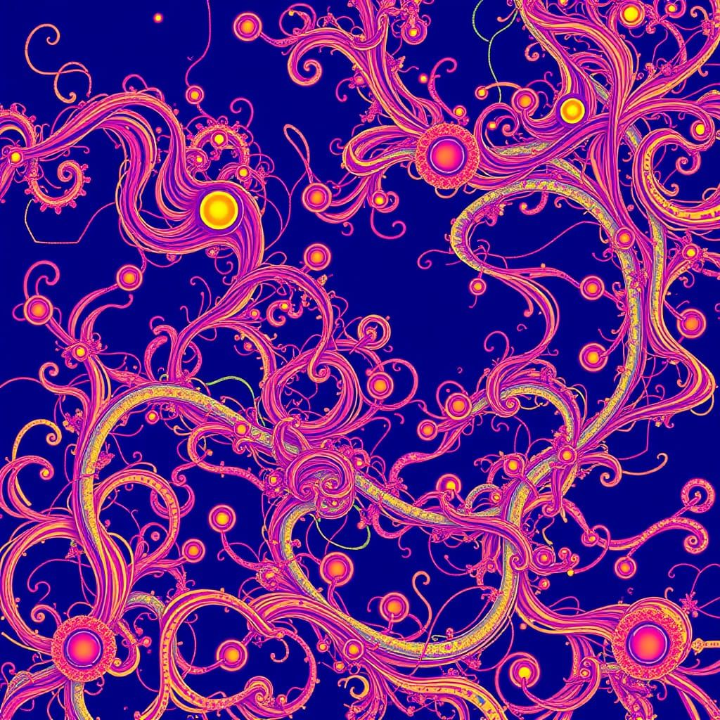 Mandelbrot Dreamscape in Pixel Art