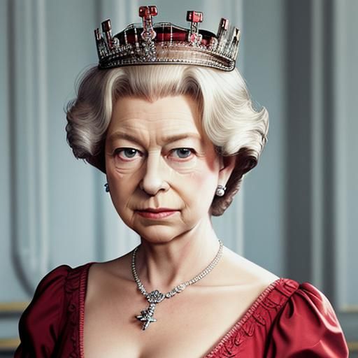 AI Generated Image of Queen Elizabeth II