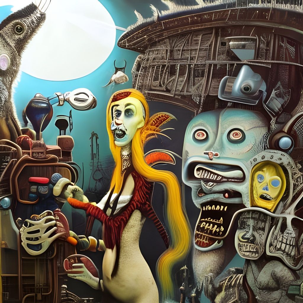 Eerie Sci-Fi Artwork: Absence of Skunks