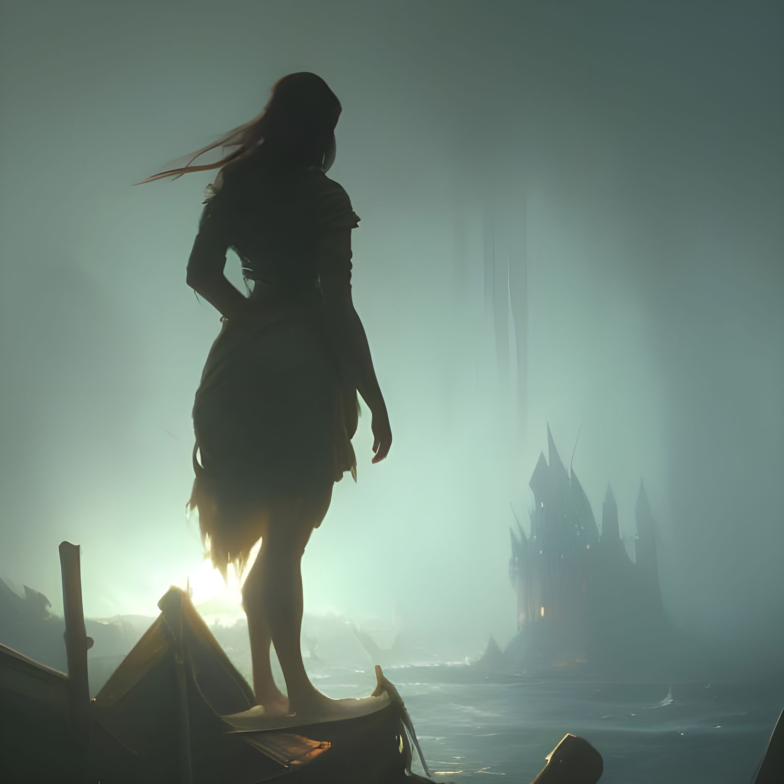 Damsel in Distress: Dark Fantasy Concept Art