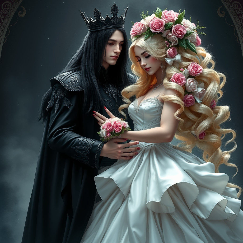 Ethereal Underworld King and Flamboyant Bride