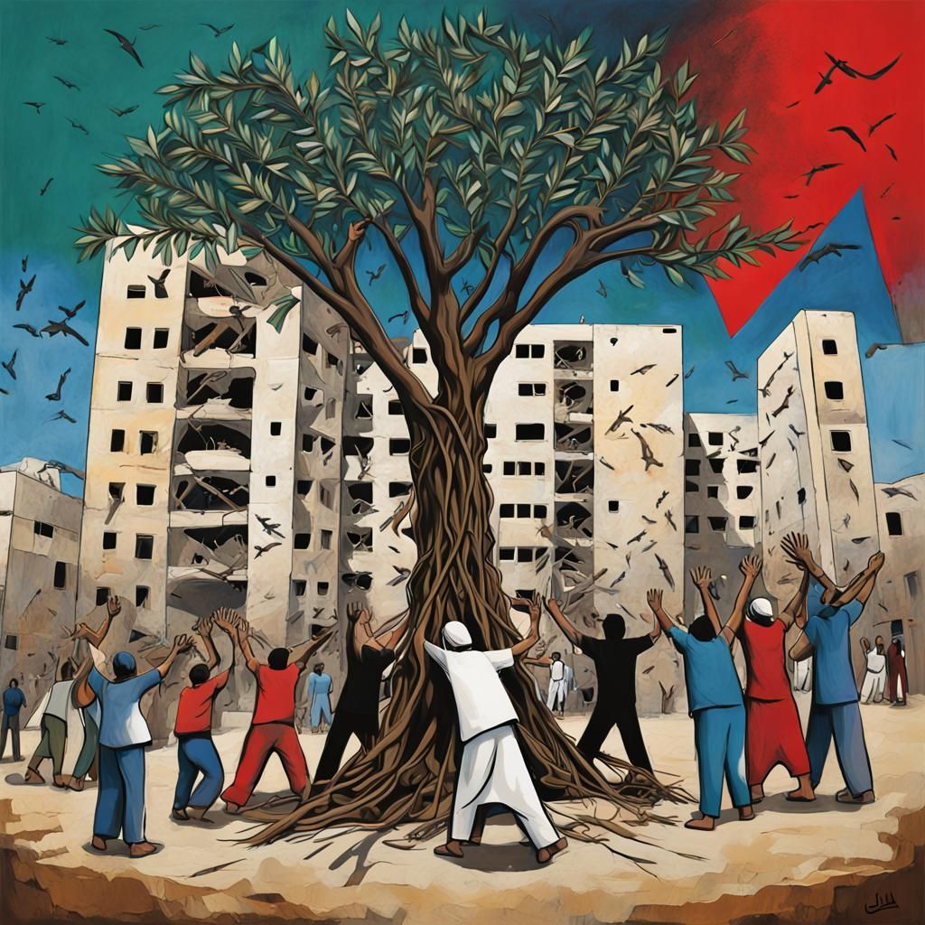 Gaza Unity Poster: Hope and Reconciliation