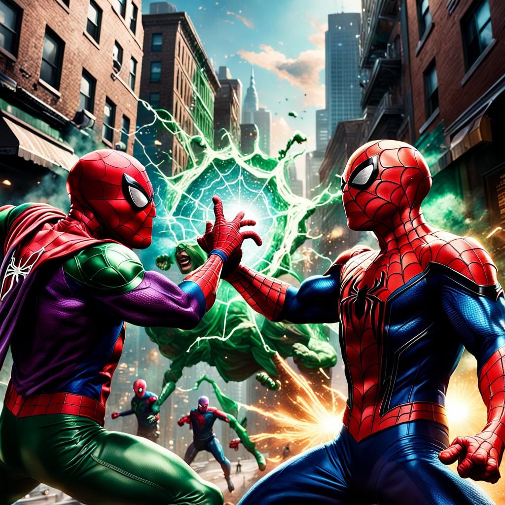 Spiderman vs Mysterio: Hyper-Realistic 3D Animation