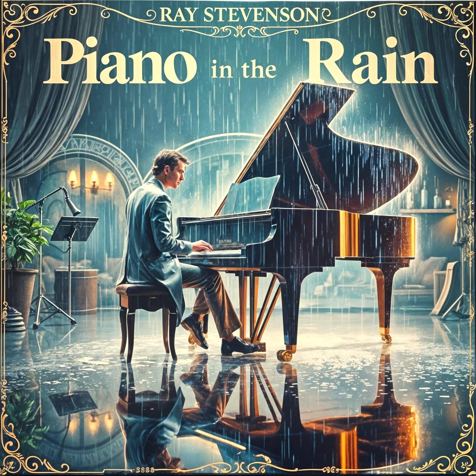 Piano in the Rain: Jazz Album Cover Art
