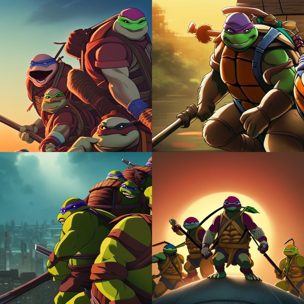 Teenage Mutant Ninja Turtles: Ghibli-Style Showdown