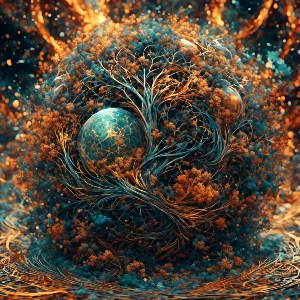 Space Elf in Sacred Geometry, Anime Style