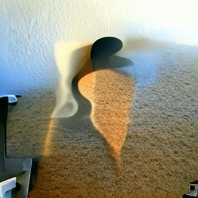 Heat Haze Creates Distorted Shadow Effect