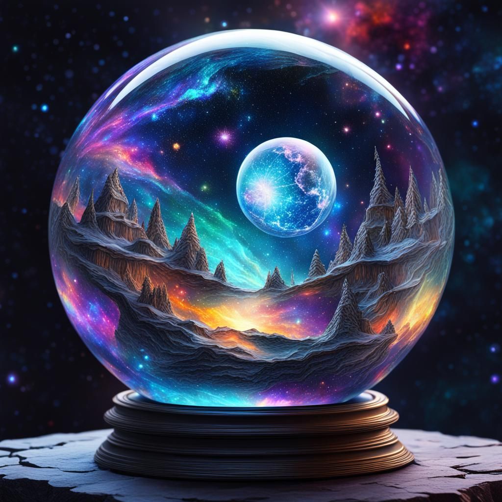 World in a Glass Ball: Astral Illustration